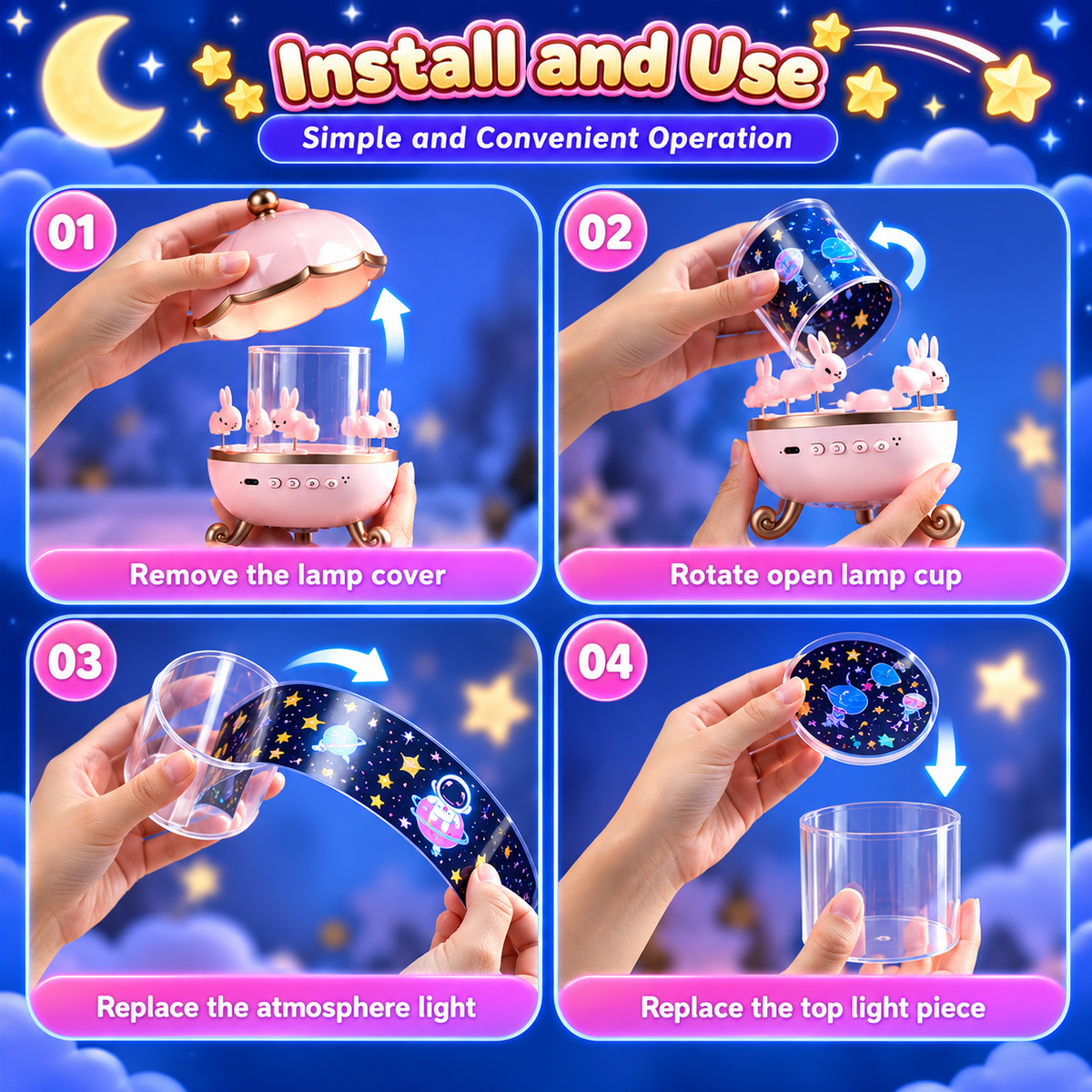 Premax DreamGlow™ Bunny Projector