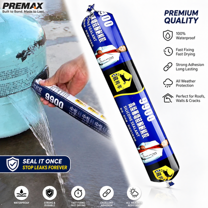 Premax Waterproof Silicone Sealant – Fast-Dry Roof Fix