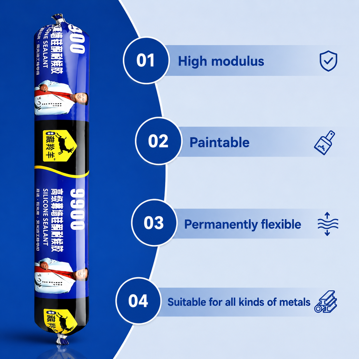 Premax Waterproof Silicone Sealant – Fast-Dry Roof Fix