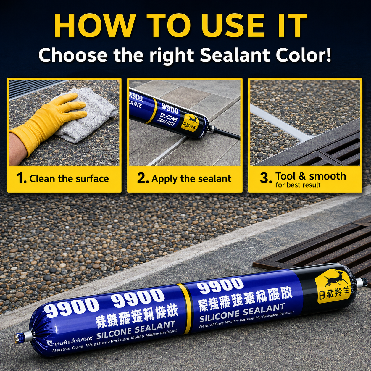 Premax Waterproof Silicone Sealant – Fast-Dry Roof Fix