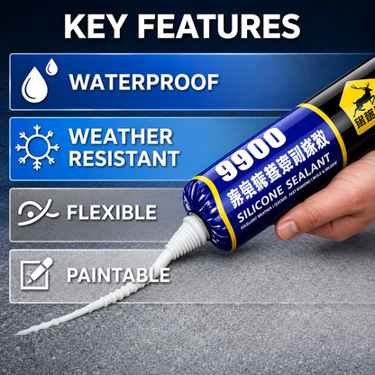 Premax Waterproof Silicone Sealant – Fast-Dry Roof Fix