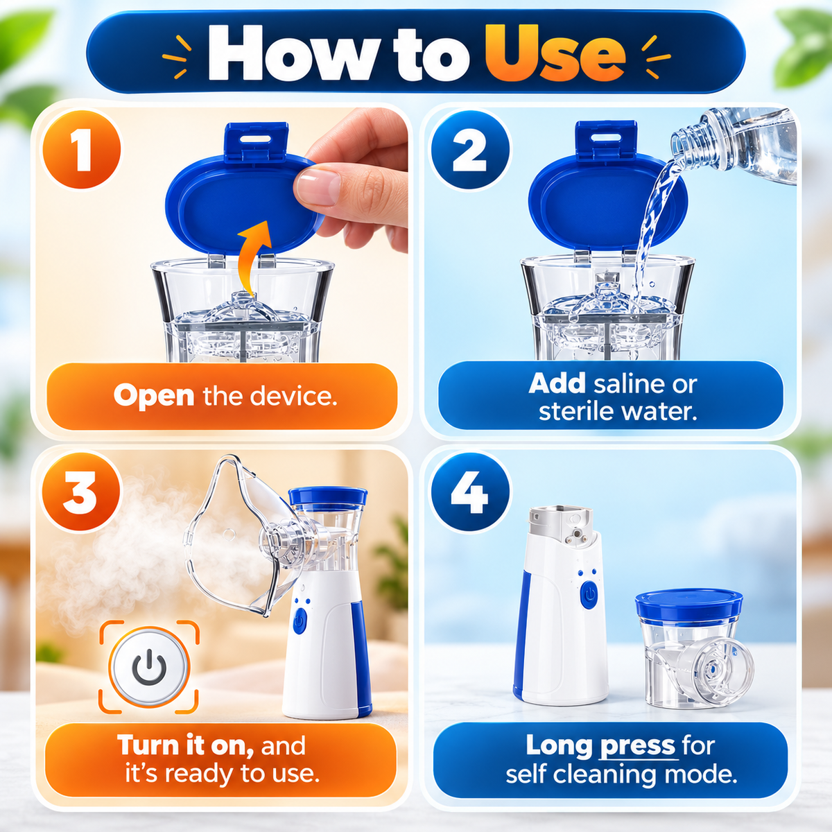 Premax SteamCare™ 2-in-1 Steamer & Nebulizer