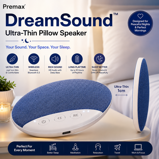 Premax DreamSound™ – Ultra-Thin Pillow Speaker