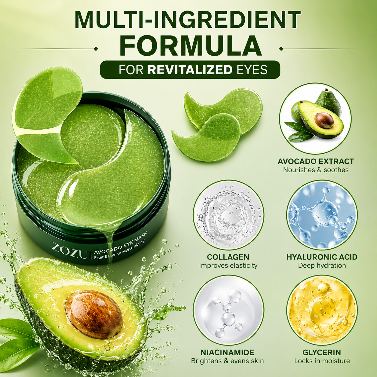 GreenGlow Under-Eye Revival Patches