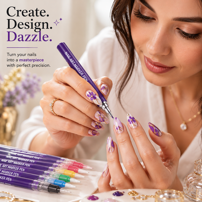 Premax 12 Colour Precision Nail Art pen