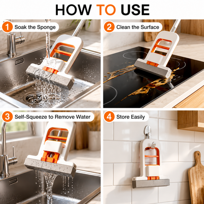 Mini Self-Squeezing Sponge Mop (Buy 1 Get 1 FREE)