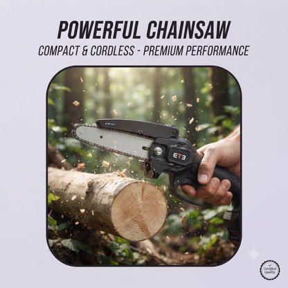 Ultimate 6" Cordless Chainsaw – Powerhouse Performance for Any Job!