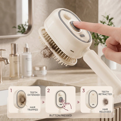 Premax AirGlow™ — 5-in-1 Steam Hair Brush for Smooth, Frizz-Free Shine