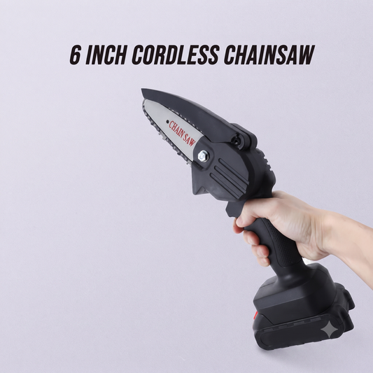 Ultimate 6" Cordless Chainsaw – Powerhouse Performance for Any Job!