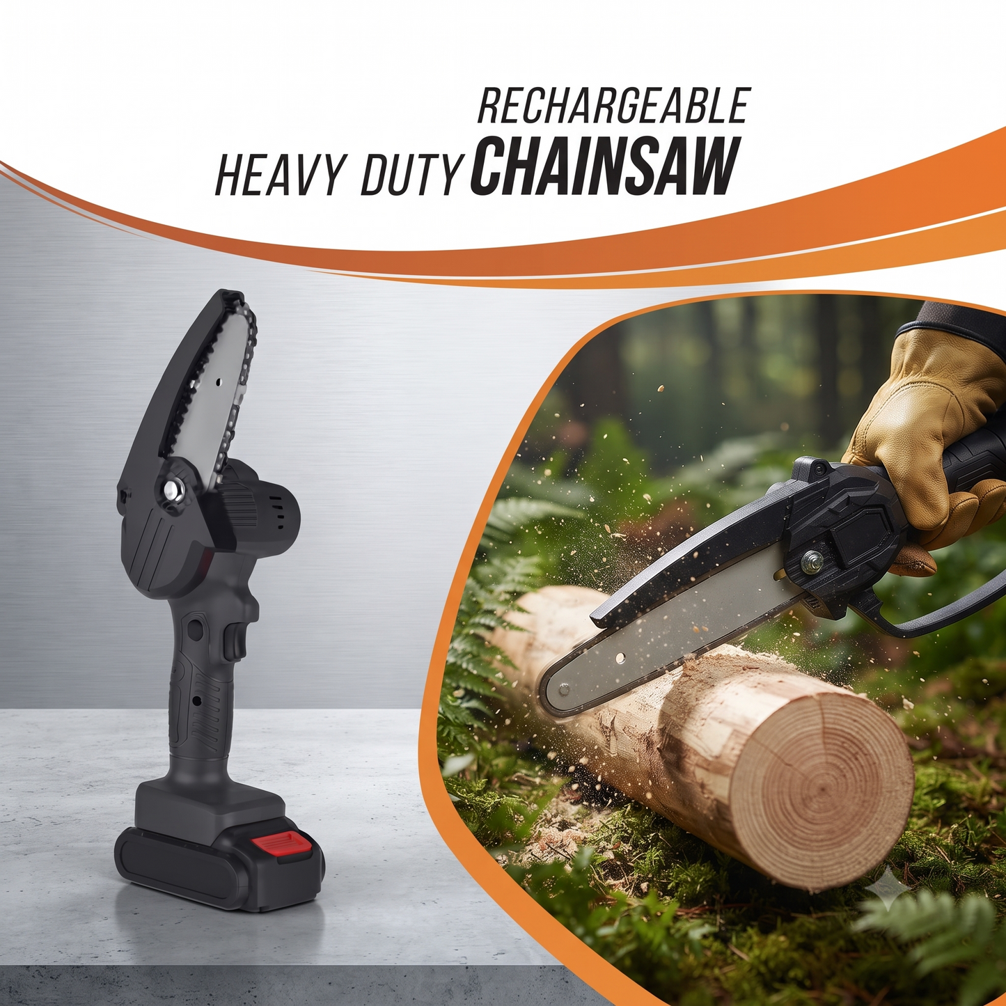 Ultimate 6" Cordless Chainsaw – Powerhouse Performance for Any Job!