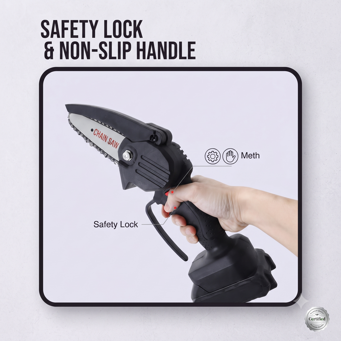 Ultimate 6" Cordless Chainsaw – Powerhouse Performance for Any Job!