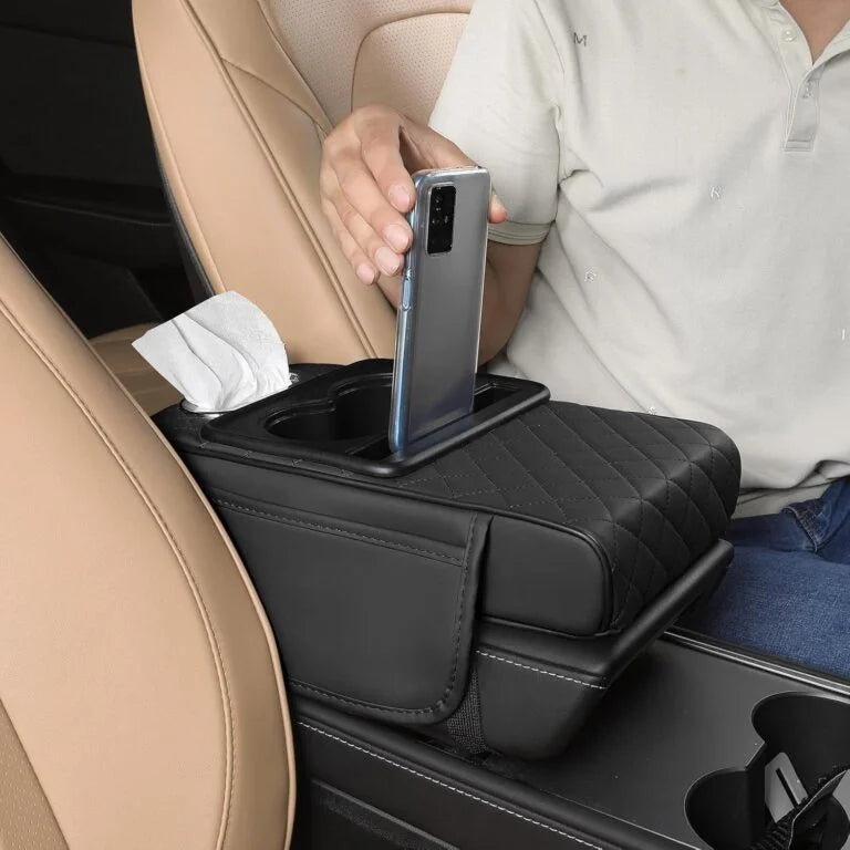 Premax Luxora™ — Premium Car Comfort & Storage Console