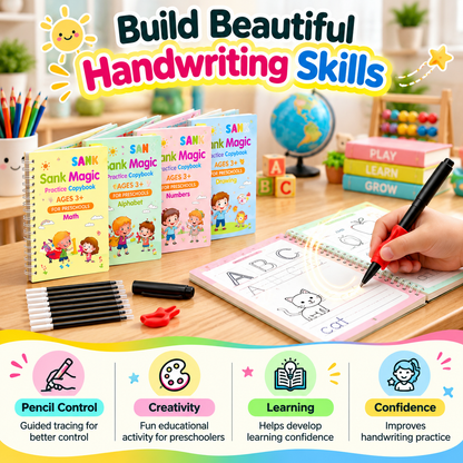 Premax SmartWrite™ – 4-in-1 Reusable Kids Book