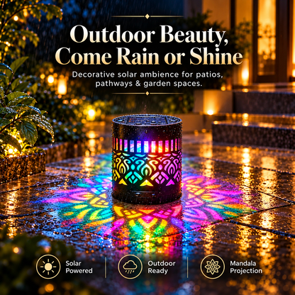 GlowMandala™ – Solar Decorative Garden Light