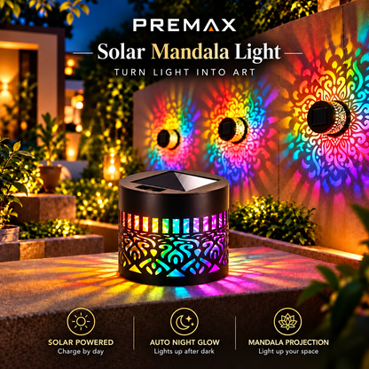 GlowMandala™ – Solar Decorative Garden Light